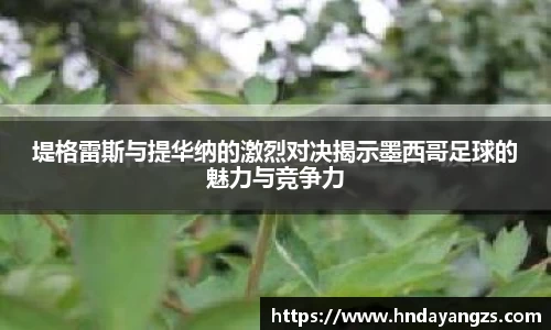堤格雷斯与提华纳的激烈对决揭示墨西哥足球的魅力与竞争力